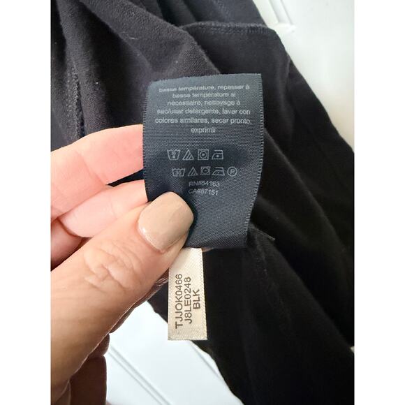 Tommy Hilfiger Military Band Jacket XL Black Knit Crest Button Open Front Blazer - Picture 6 of 8